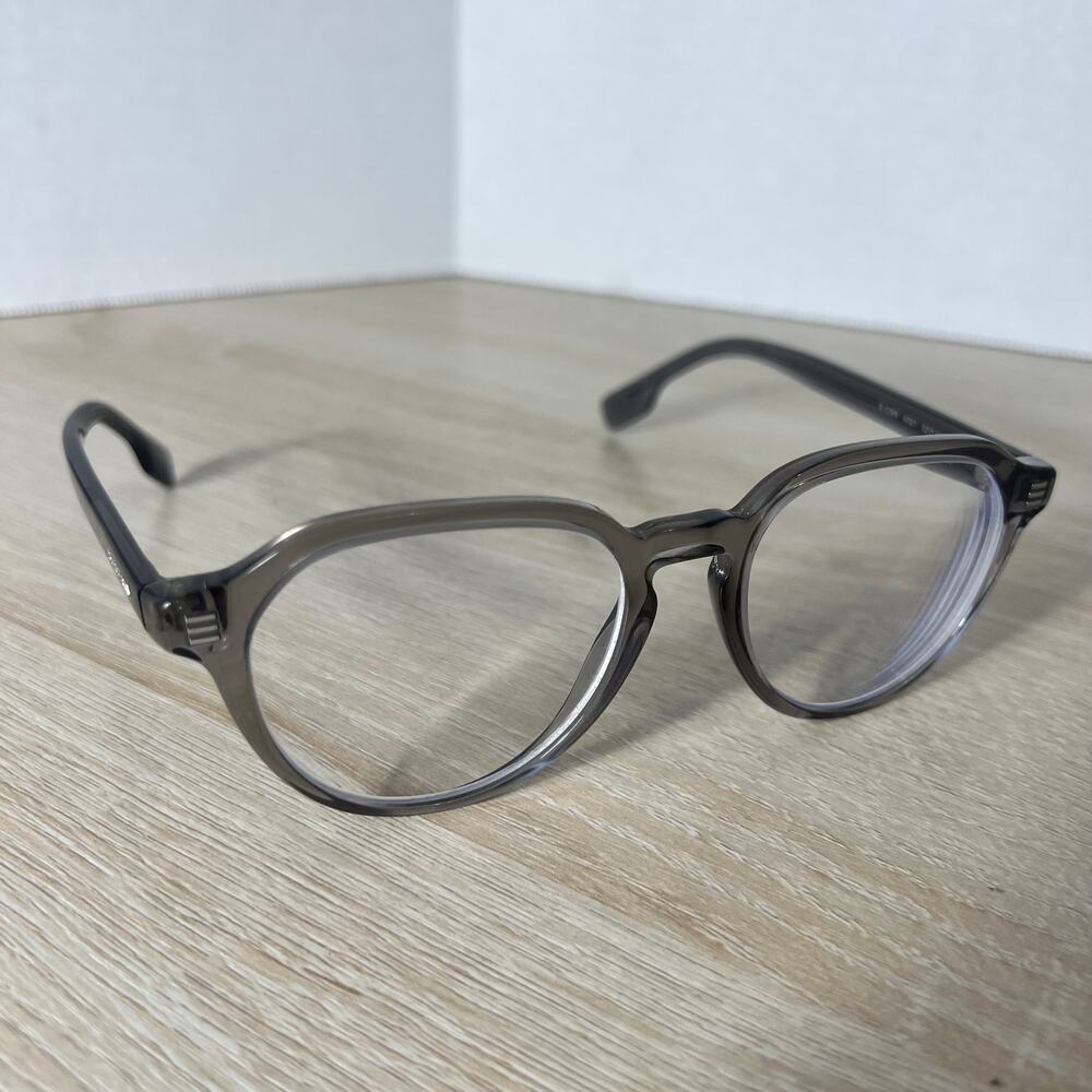 Burberry Archie B2368 4021 Eyeglasses Grey Translucent Frames 52-19-145 - Picture 1 of 13